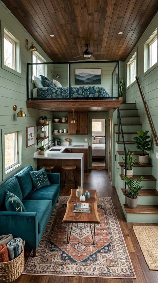 Tiny house ve bungalov konsept görseli 30